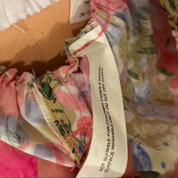 Vintage Russ Berrie LARGE Troll Kidz Soft Body Girl Doll Dress Pink Hair 9 “ - Picture 6 of 11